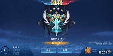 王者荣耀白金怎么上[图1]