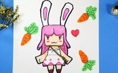 迷你世界兔美美怎么画[图2]